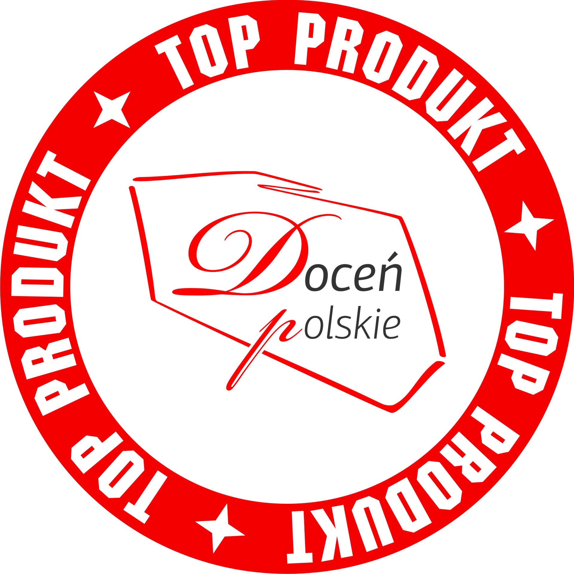 Oryginalny materiał wyróżnienia Doceń polskie TOP PRODUKT